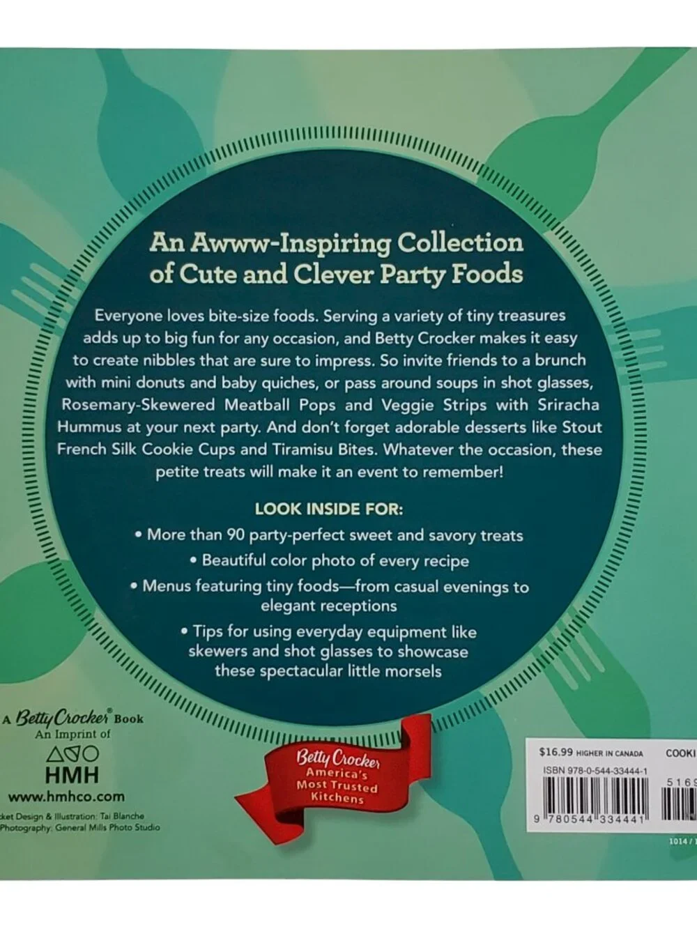 Betty Crocker Cooking Baking Tiny Bites Recipe Party Foods Treats Brunch
